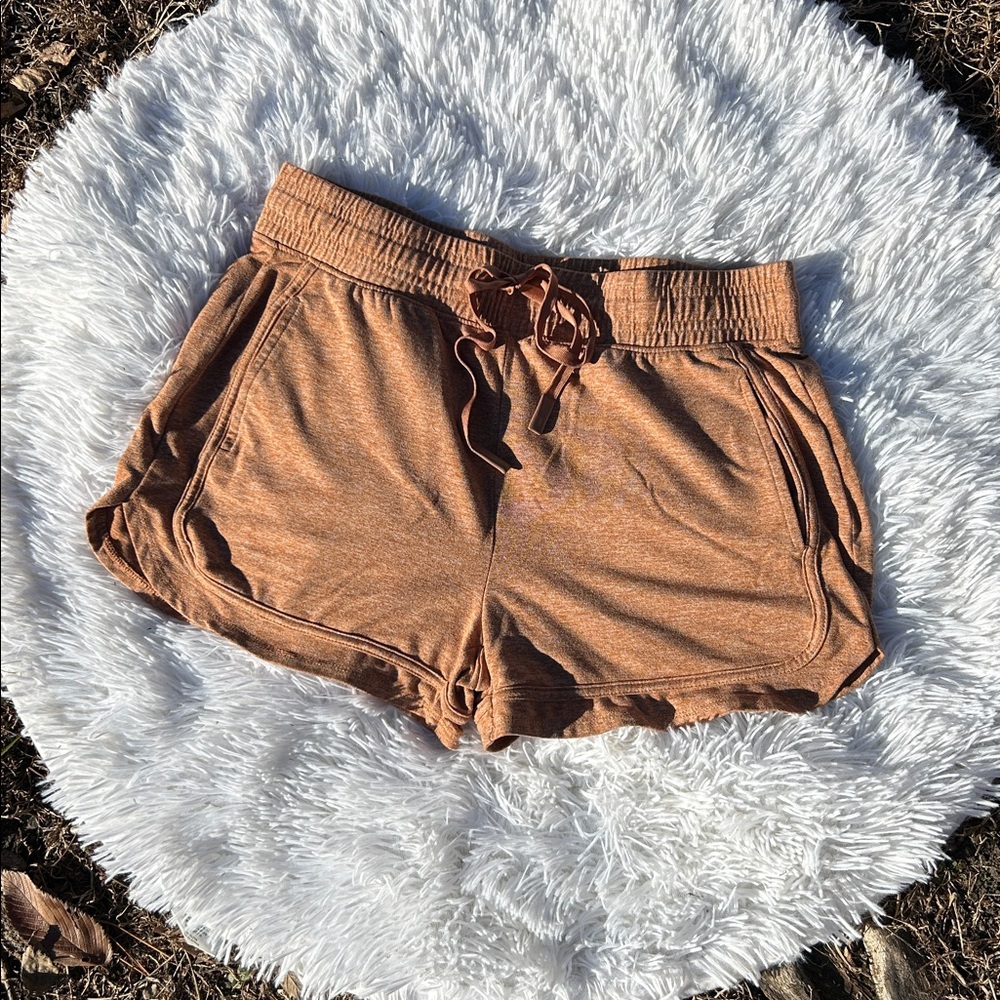 Recreation by Thread & Supply Heathered Brick Orange Lounge Shorts Size Small